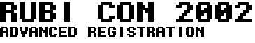 RUBI CON 2002  - ADVANCED REGISTRATION